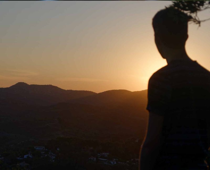man-sunset
