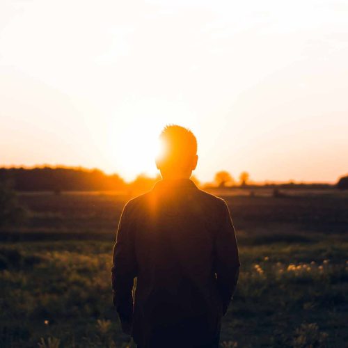 alone-man-sunset
